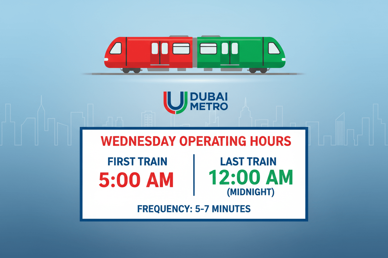 What Are the Dubai Metro Timings Today?