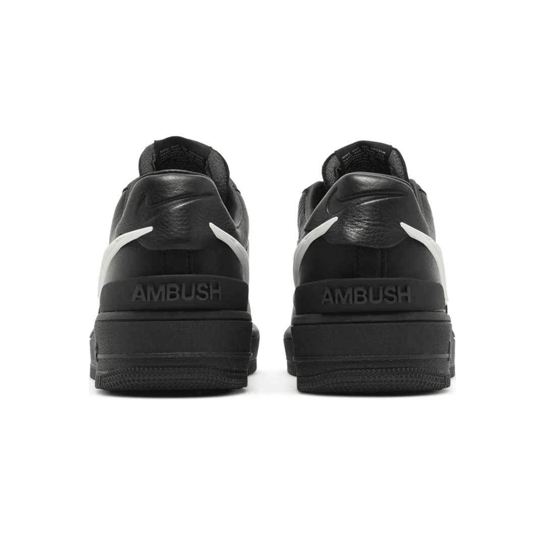 AMBUSH x Air Force 1 Low Black heel view