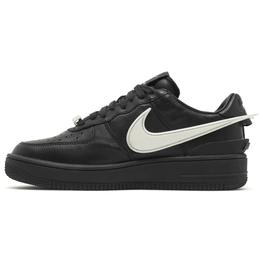 AMBUSH x Air Force 1 Low Black on feet Dubai