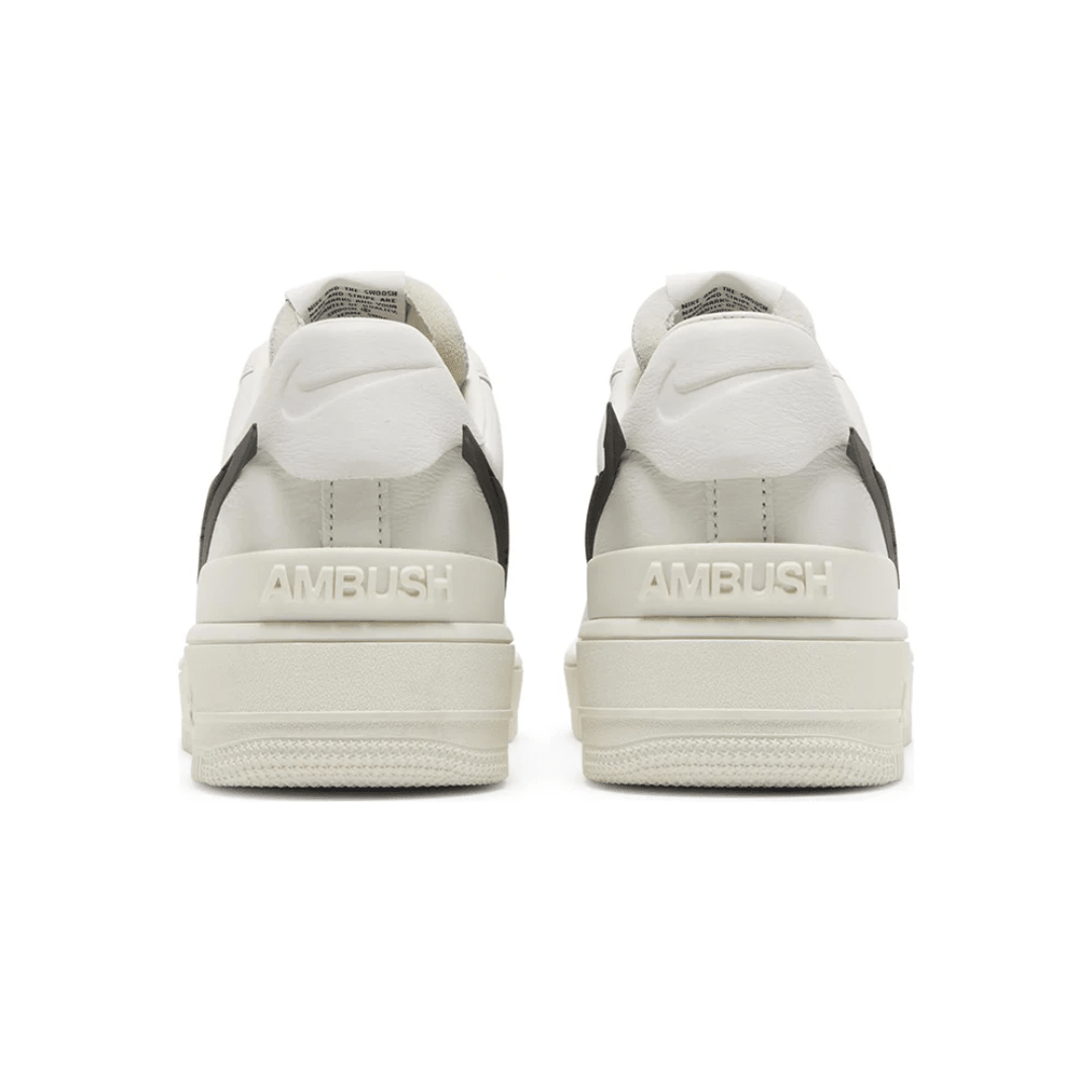 AMBUSH x Air Force 1 Low Phantom White heel view