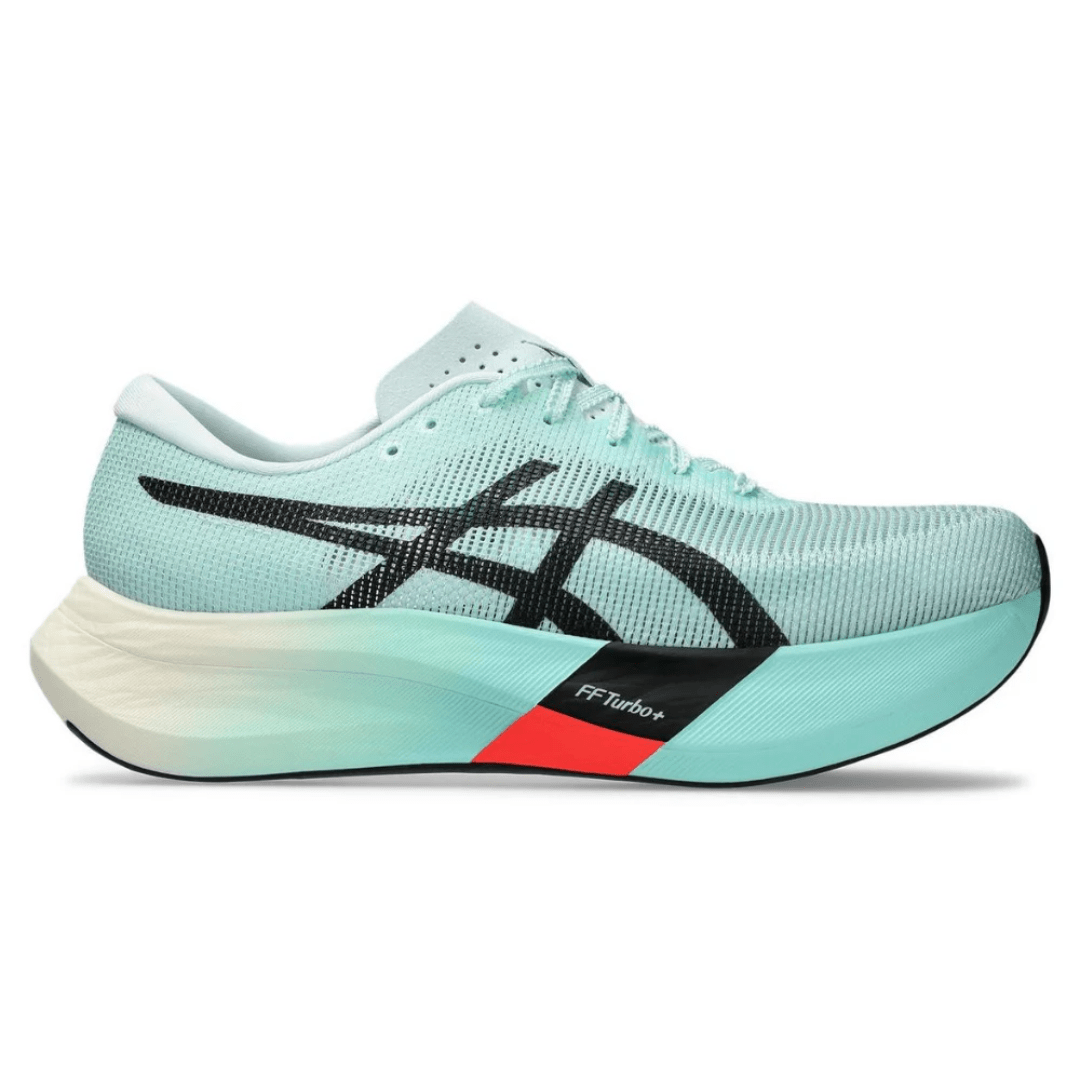 ASICS Metaspeed Edge Paris Illuminate Mint Black running shoes side profile