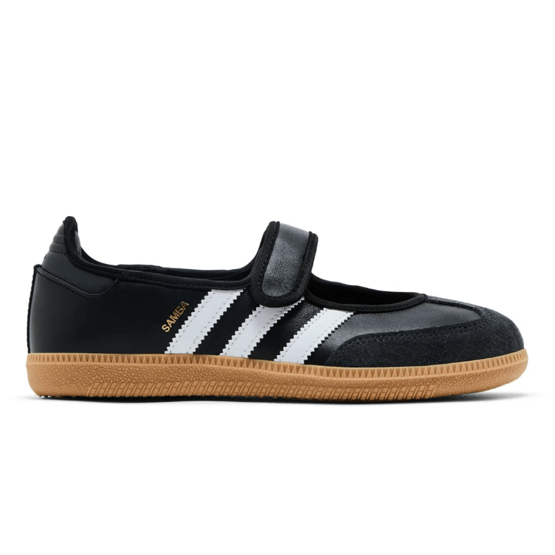 Adidas Samba Jane Black White Gum sneakers side profile
