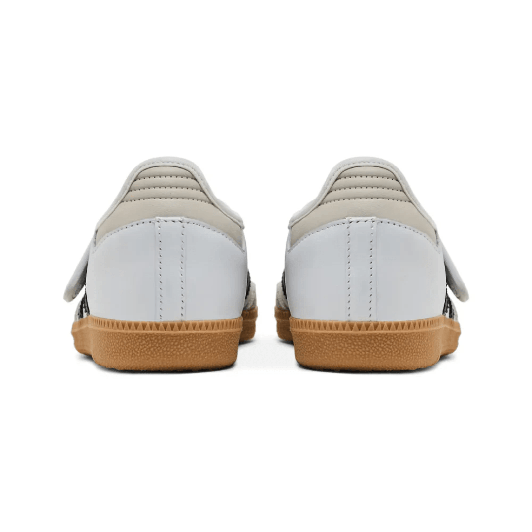 Adidas Samba Jane White Black Gum sneakers heel view