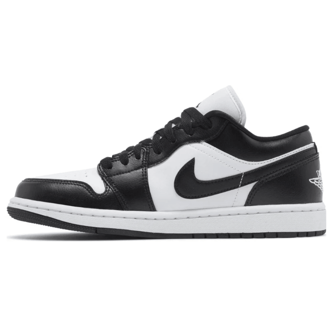 Air Jordan 1 Low Panda sneakers on feet Dubai