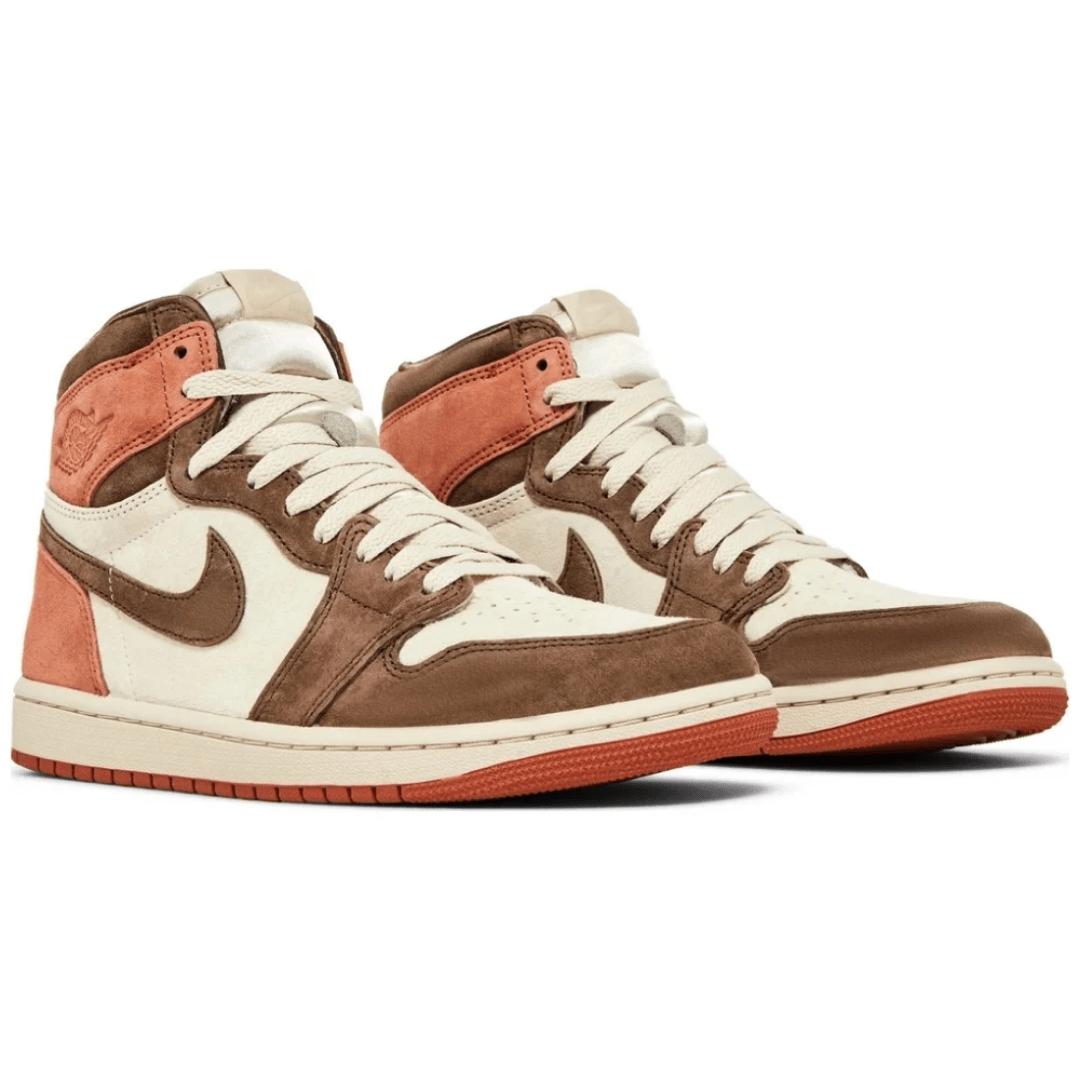 Air Jordan 1 Retro High OG Dusted Clay sneakers heel view