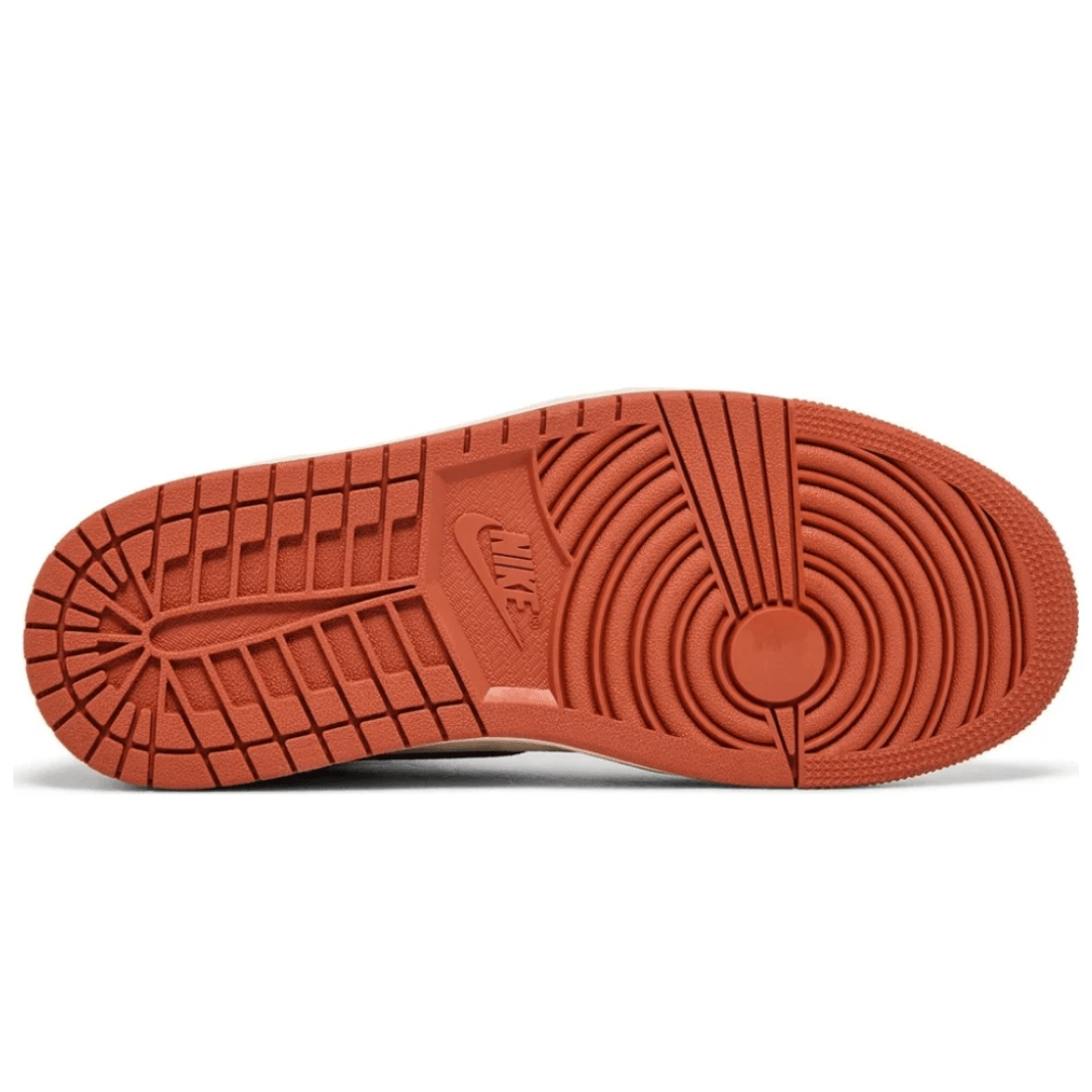 Air Jordan 1 Retro High OG Dusted Clay sneakers tongue label