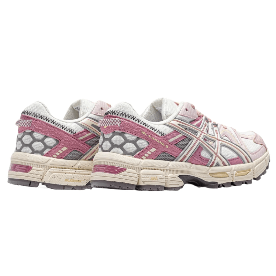 ASICS Gel-Kahana 8 White Pink sneakers upper detail