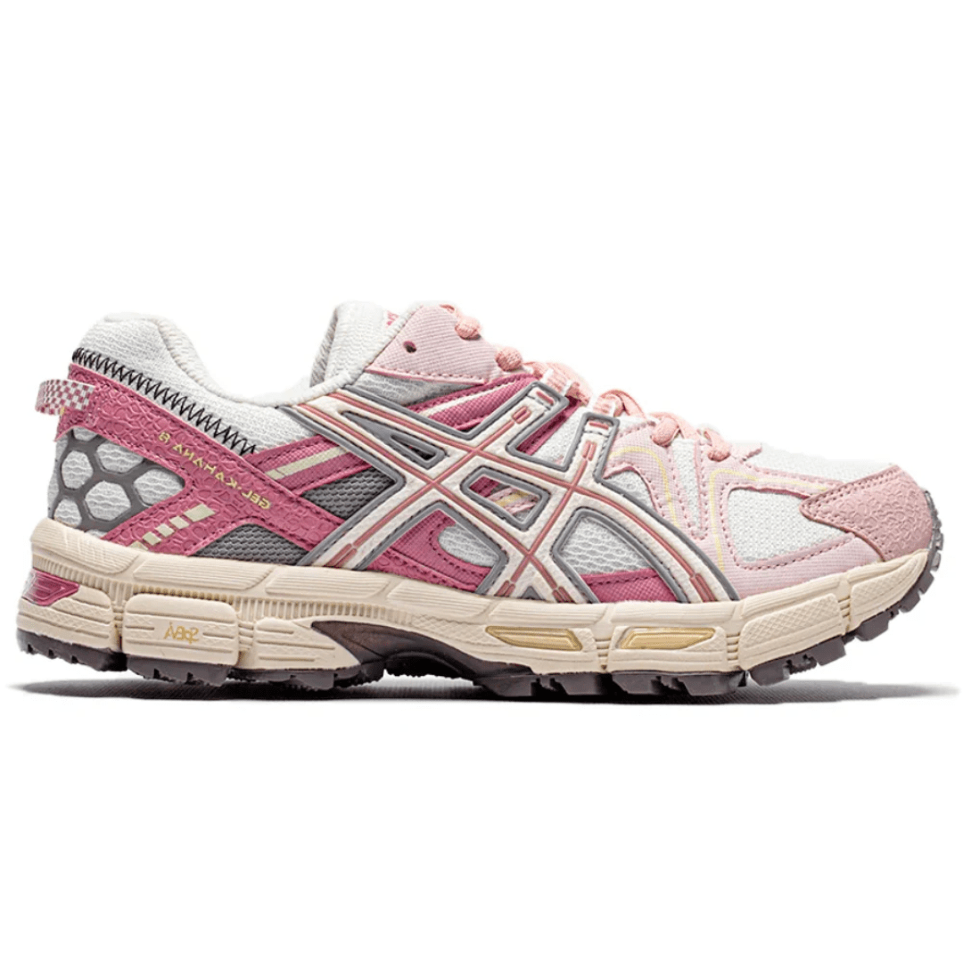 ASICS Gel-Kahana 8 White Pink sneakers side profile