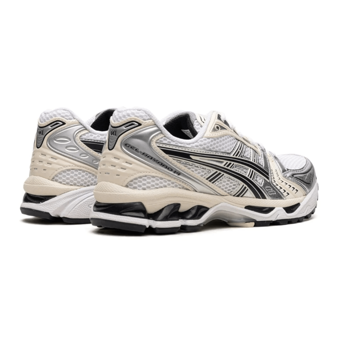 ASICS Gel-Kayano 14 White Midnight sneakers upper detail