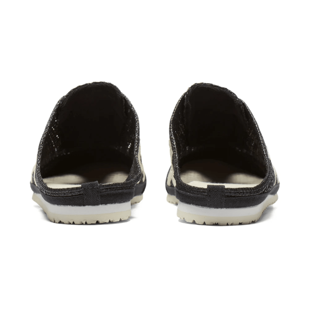 ASICS Mexico 66 Sabot Black Cream sneakers heel view