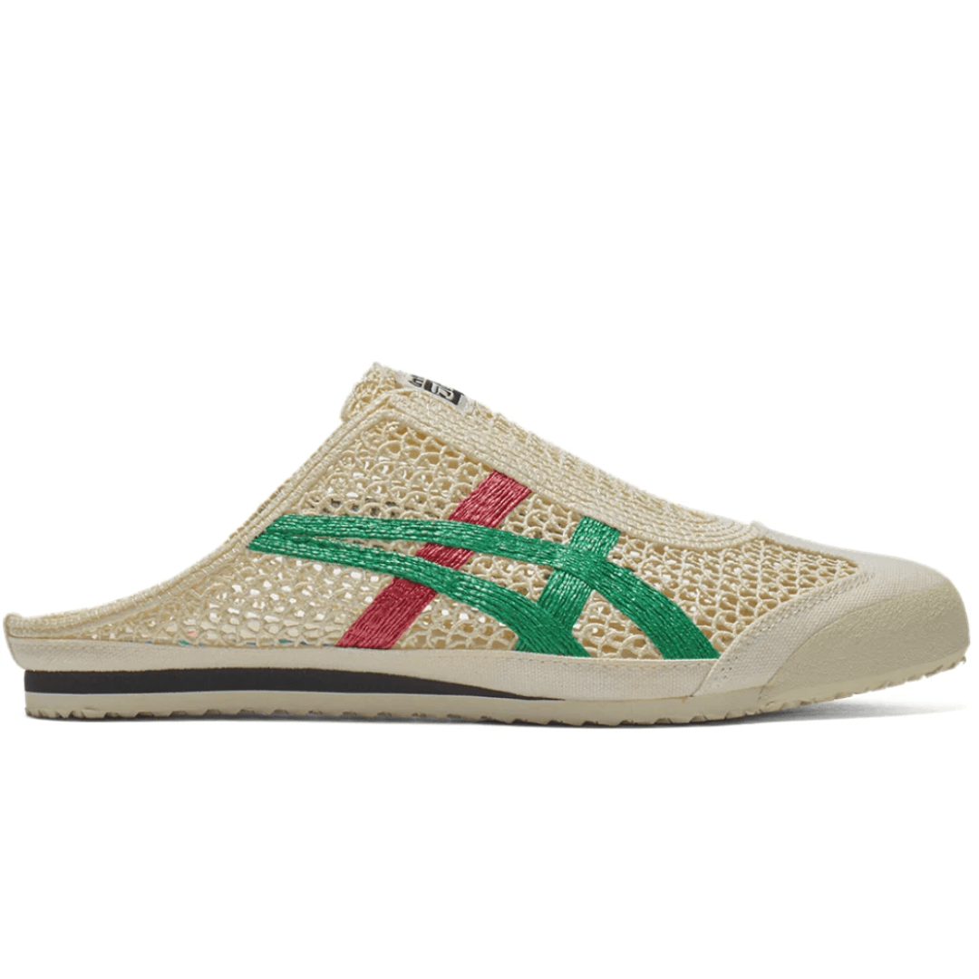 ASICS Mexico 66 Sabot Cream Kale sneakers side profile