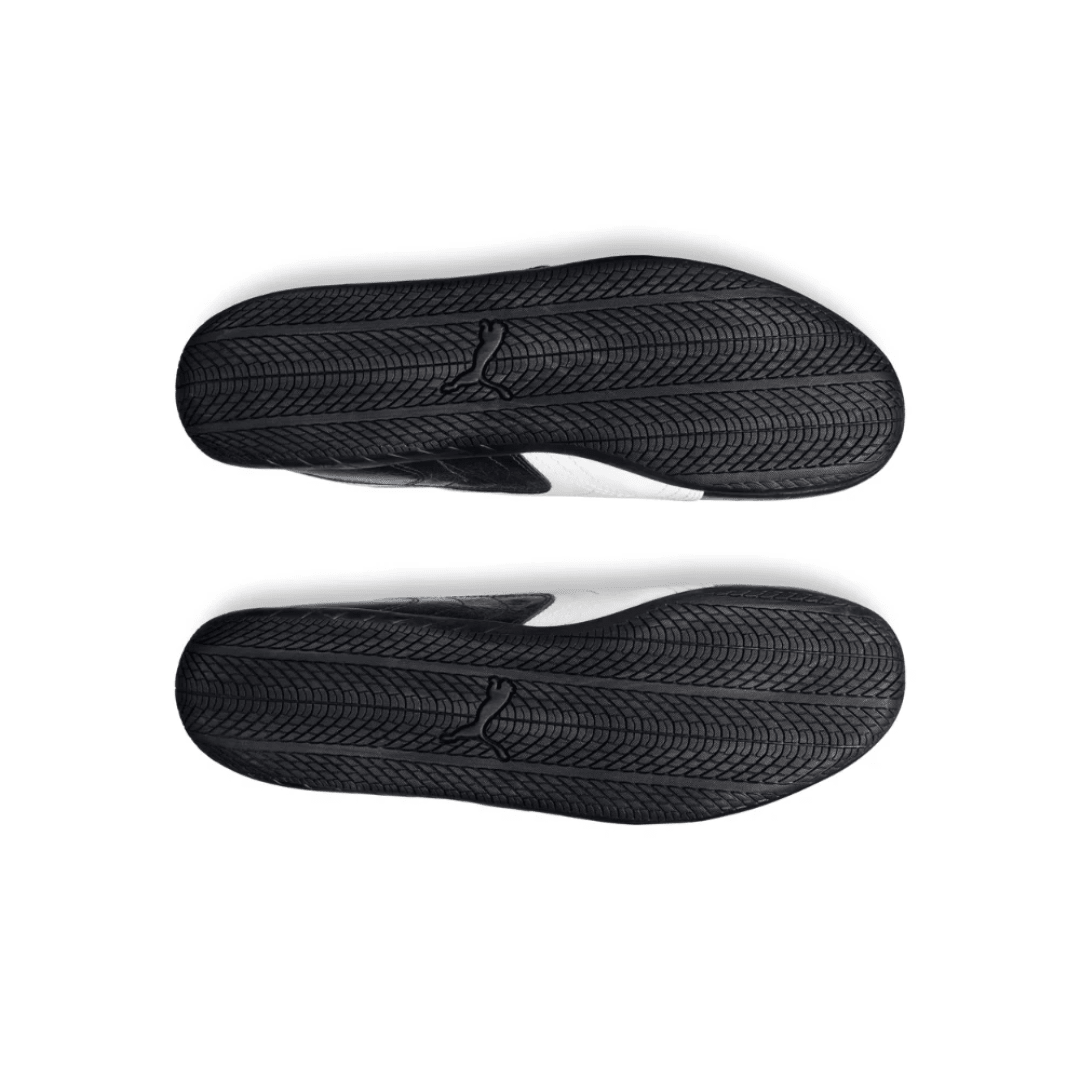 Balenciaga x Puma Speedcat Leather White Black sneakers outsole