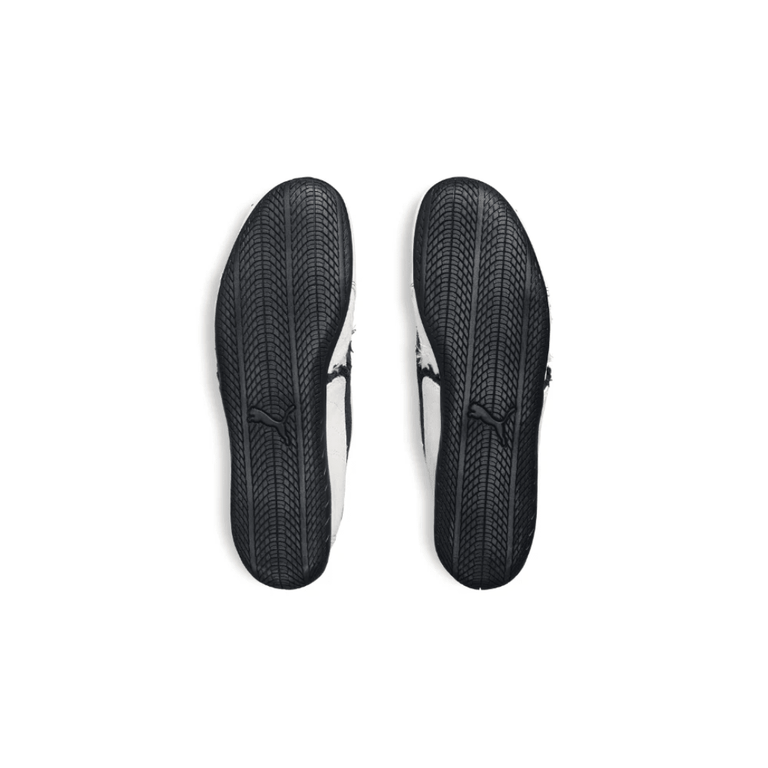 Balenciaga x Puma Speedcat Suede White Black sneakers outsole