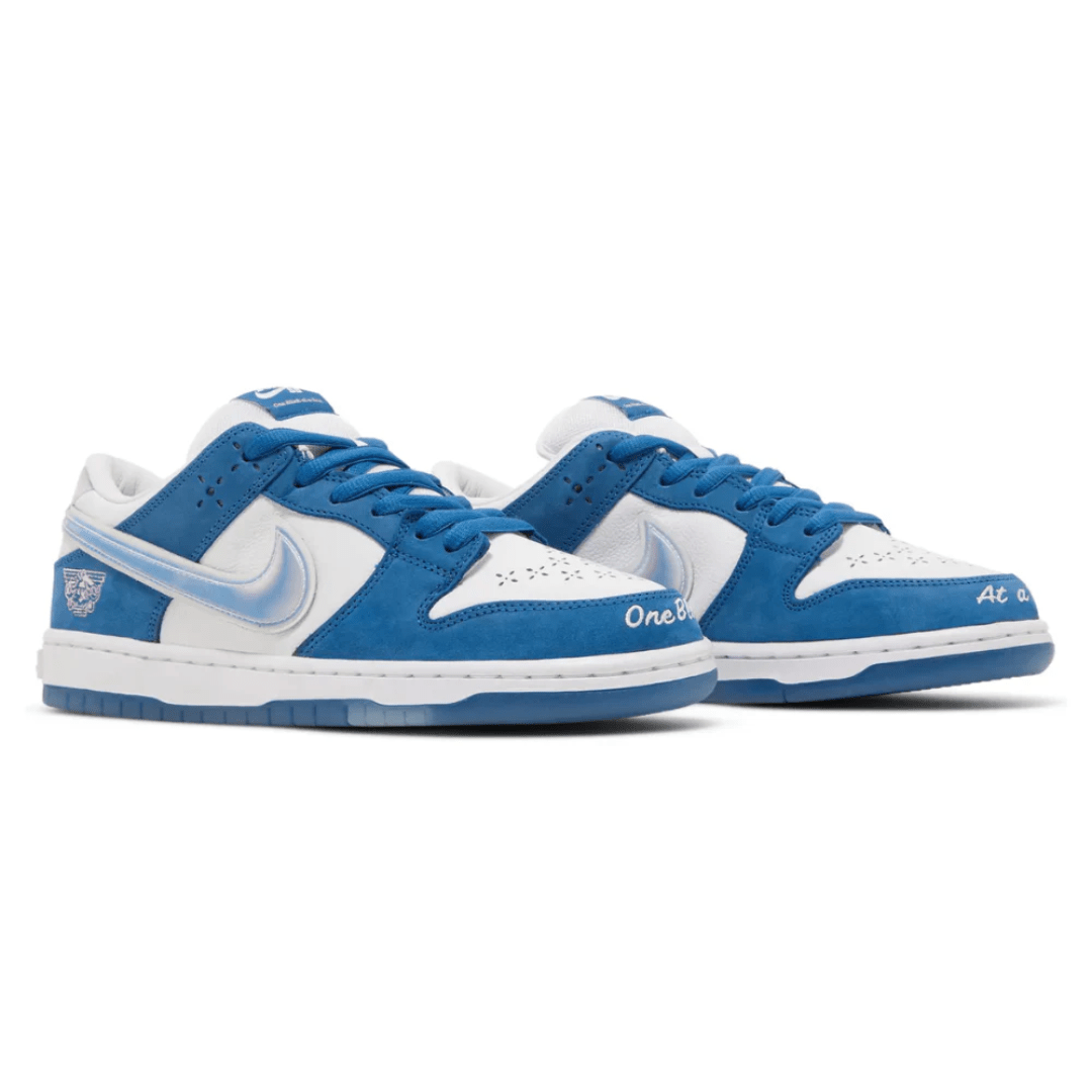 Born x Raised x Nike Dunk Low SB One Block at a Time tongue label