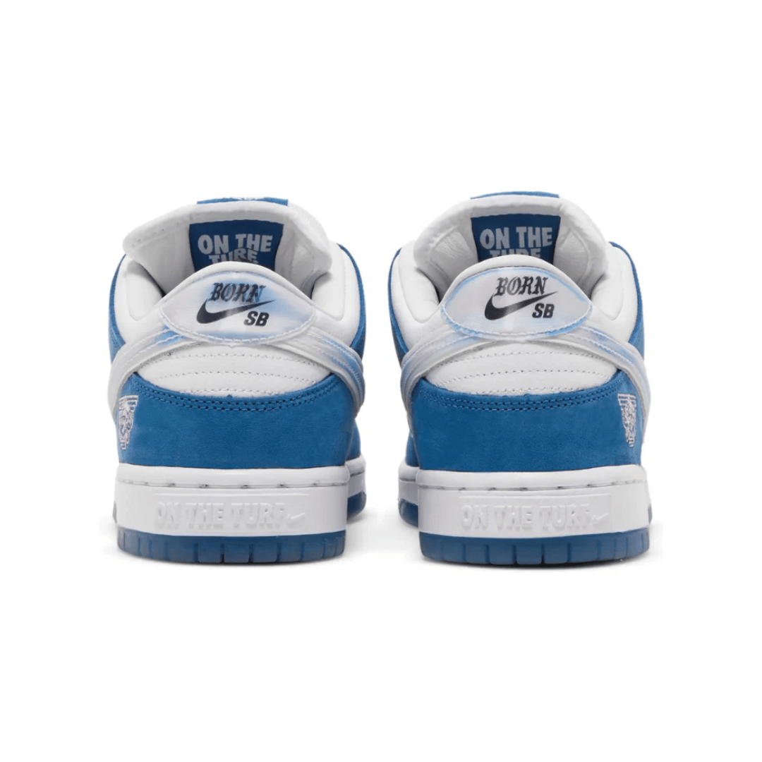 Born x Raised x Nike Dunk Low SB One Block at a Time heel detail