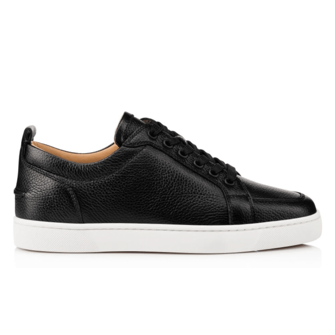 Christian Louboutin Rantulow Grained Calf Leather Black sneakers side profile