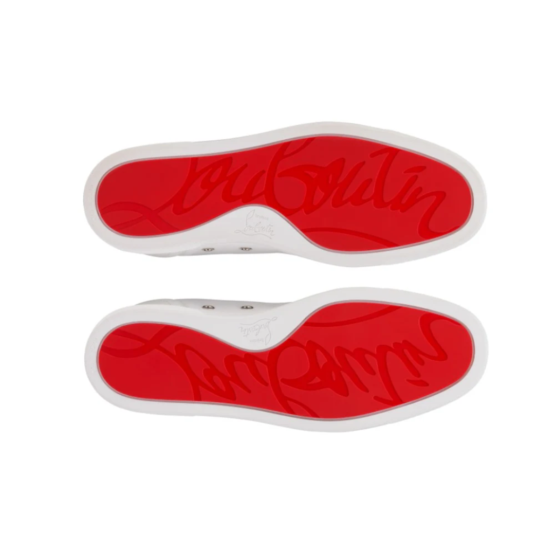 Christian Louboutin Retero Grained Calf Leather Marine sneakers outsole