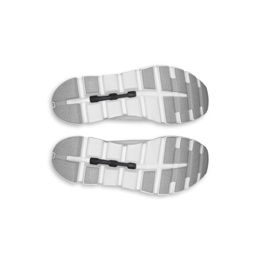 On Cloud 6 Coast 'White | Glacier' top view