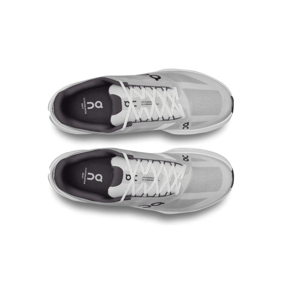 Cloudsurfer Next Wide Glacier White heel view