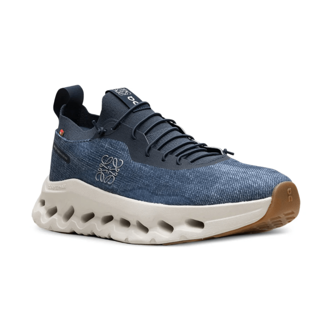 Loewe x On Running Cloudtilt "Denim Blue" upper detail