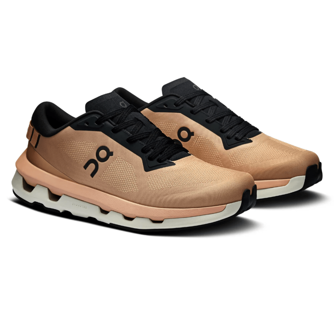 On Cloudzone Rosebrown Black on feet Dubai