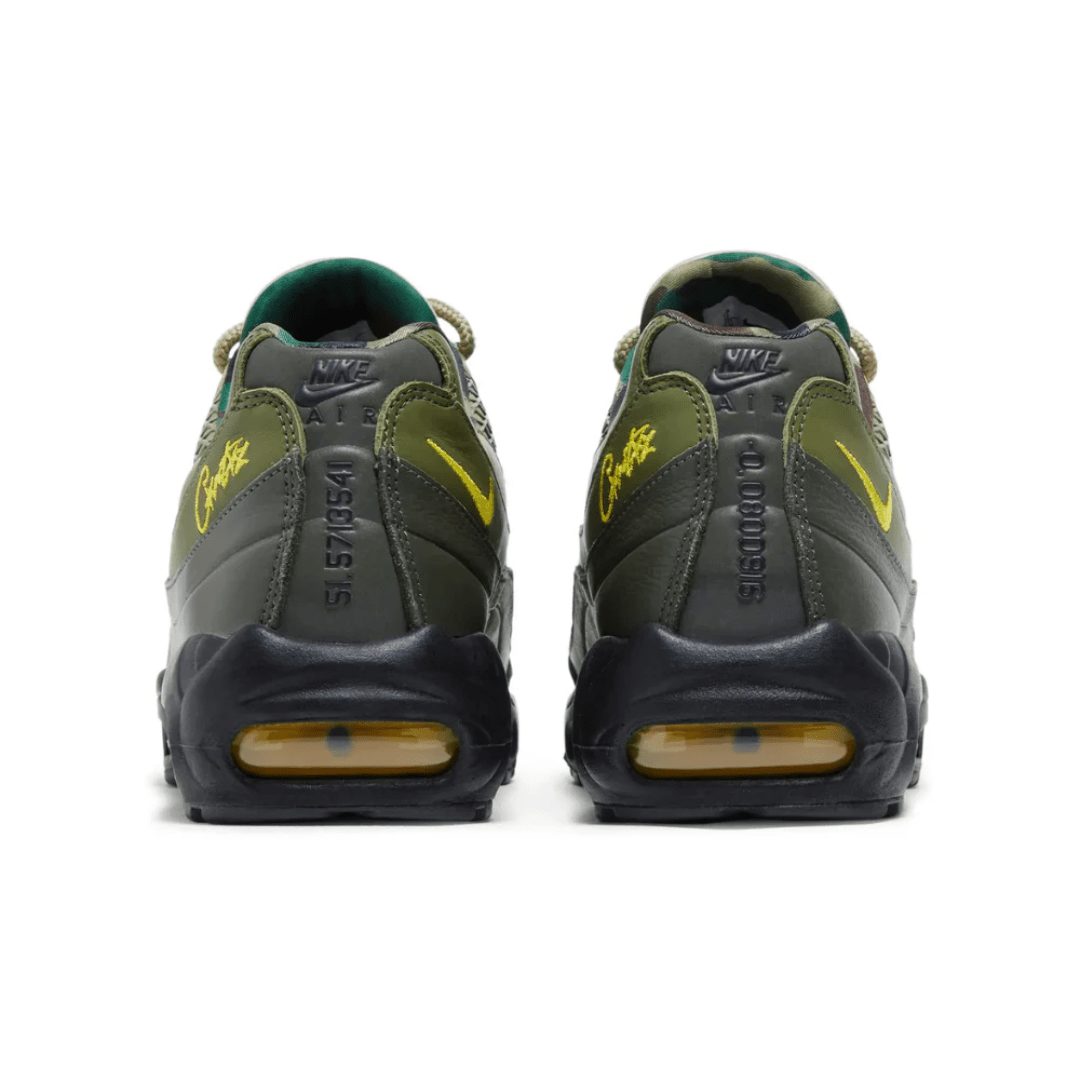Corteiz x Nike Air Max 95 SP Rules the World Sequoia sneakers heel view
