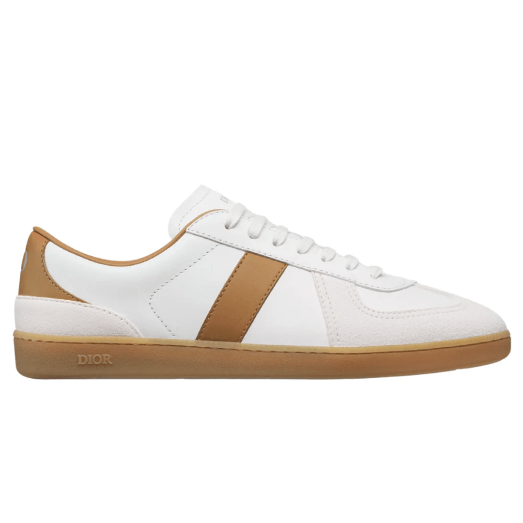 Dior B01 Matchpoint Sneaker White Cognac side profile