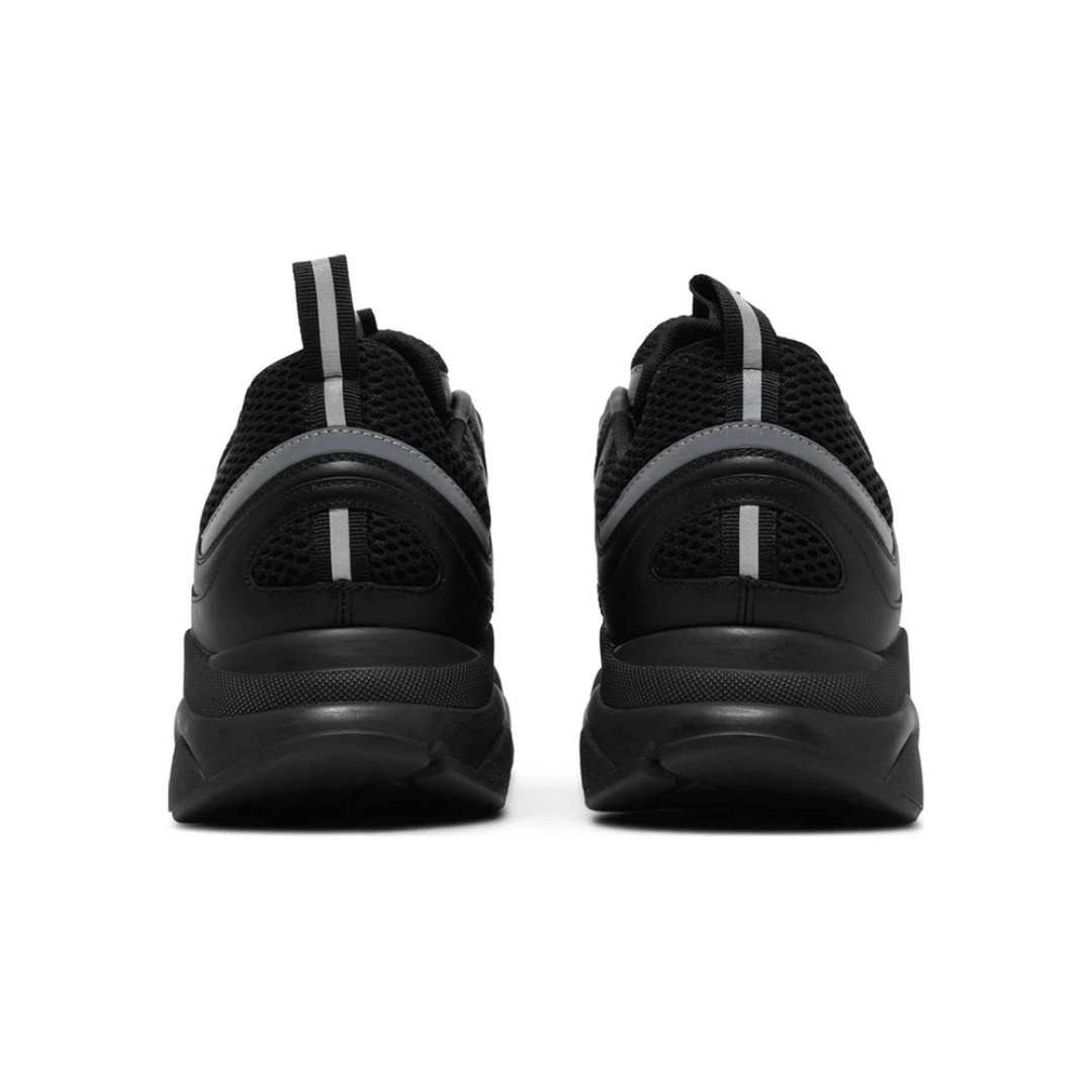 Dior B22 Black Reflective sneakers heel view