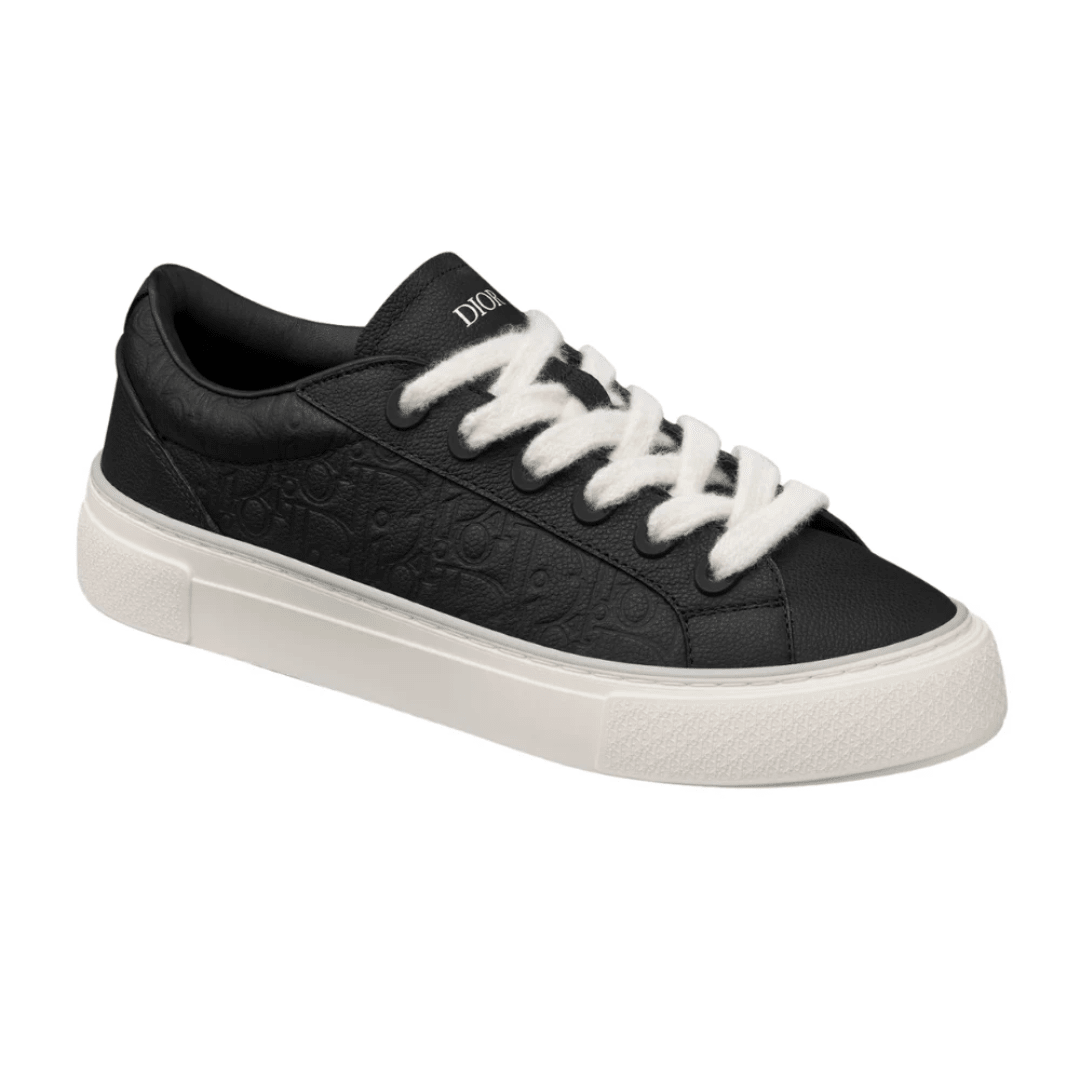 Dior B33 Sneaker Black White upper detail