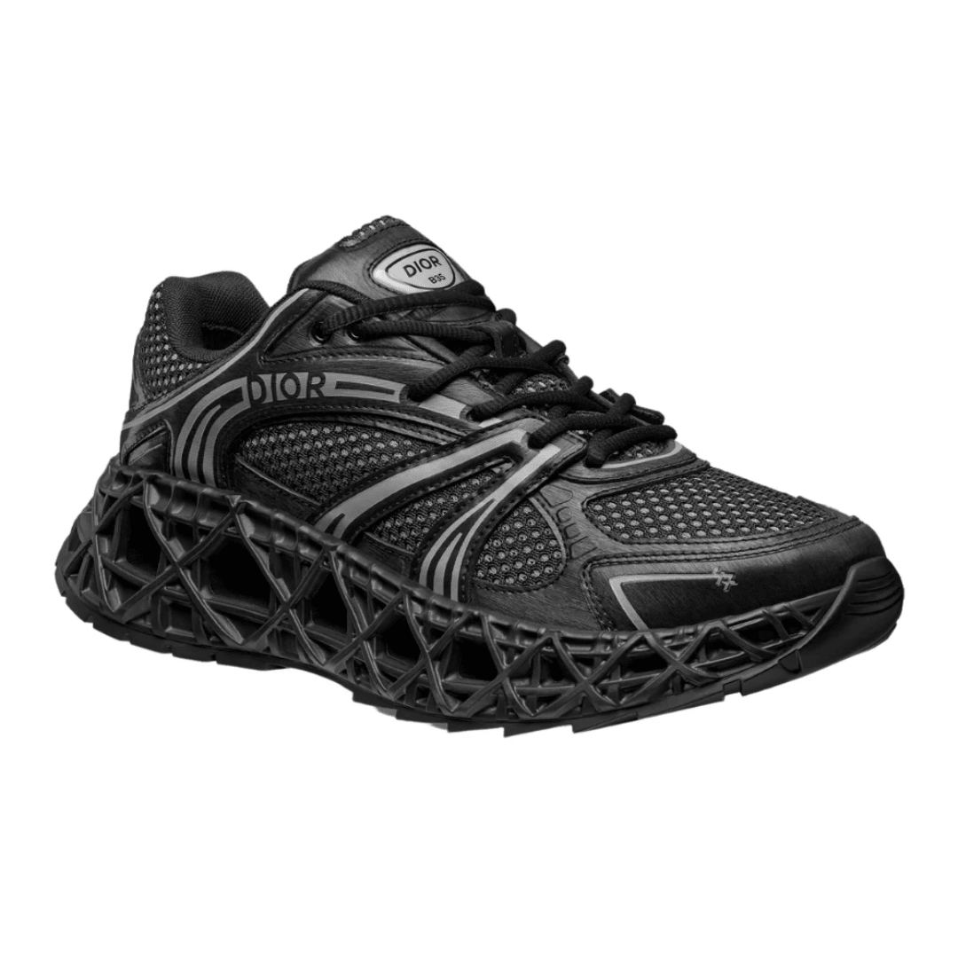 Dior B35 NXXT Black sneakers upper detail