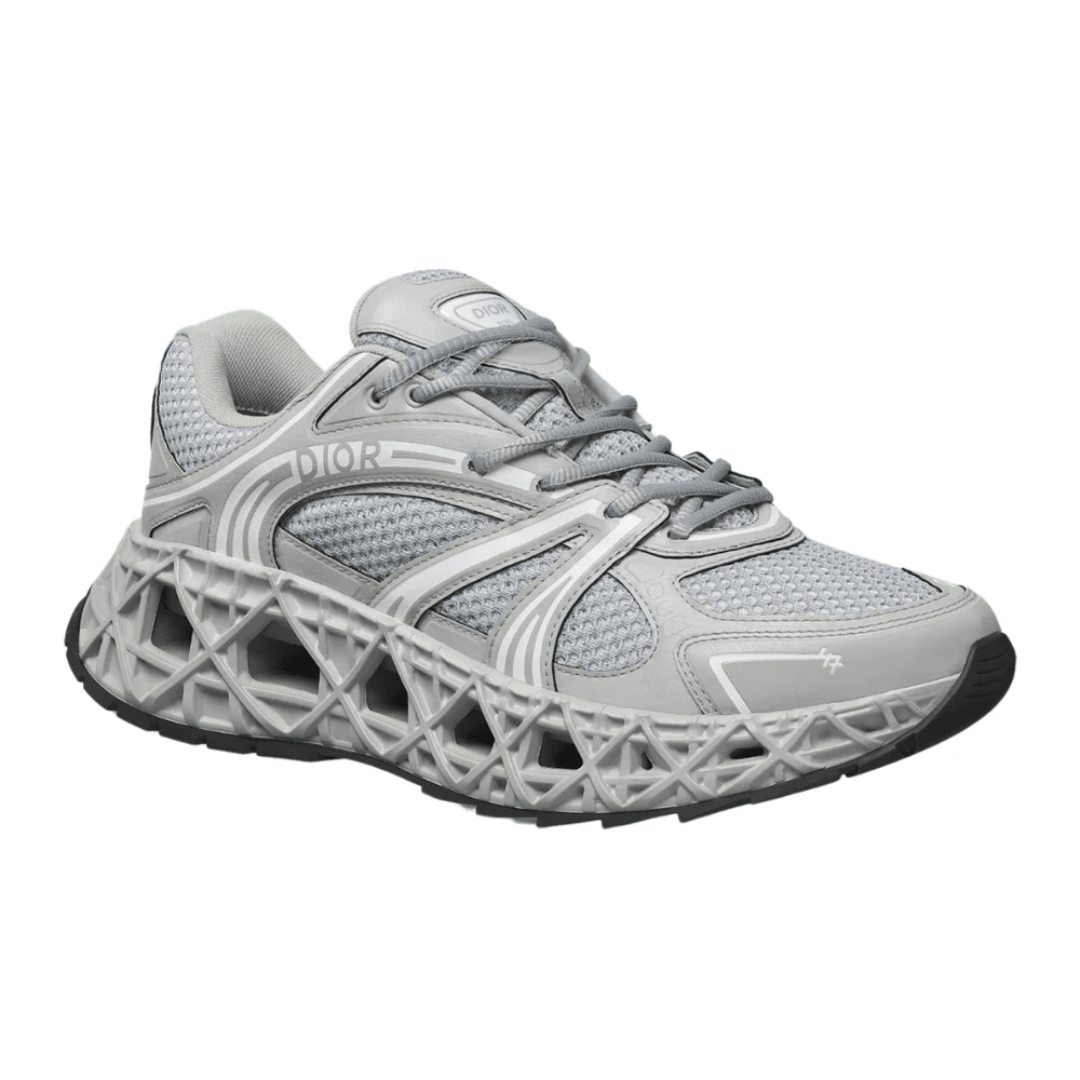 Dior B35 NXXT Gray sneakers on feet Dubai