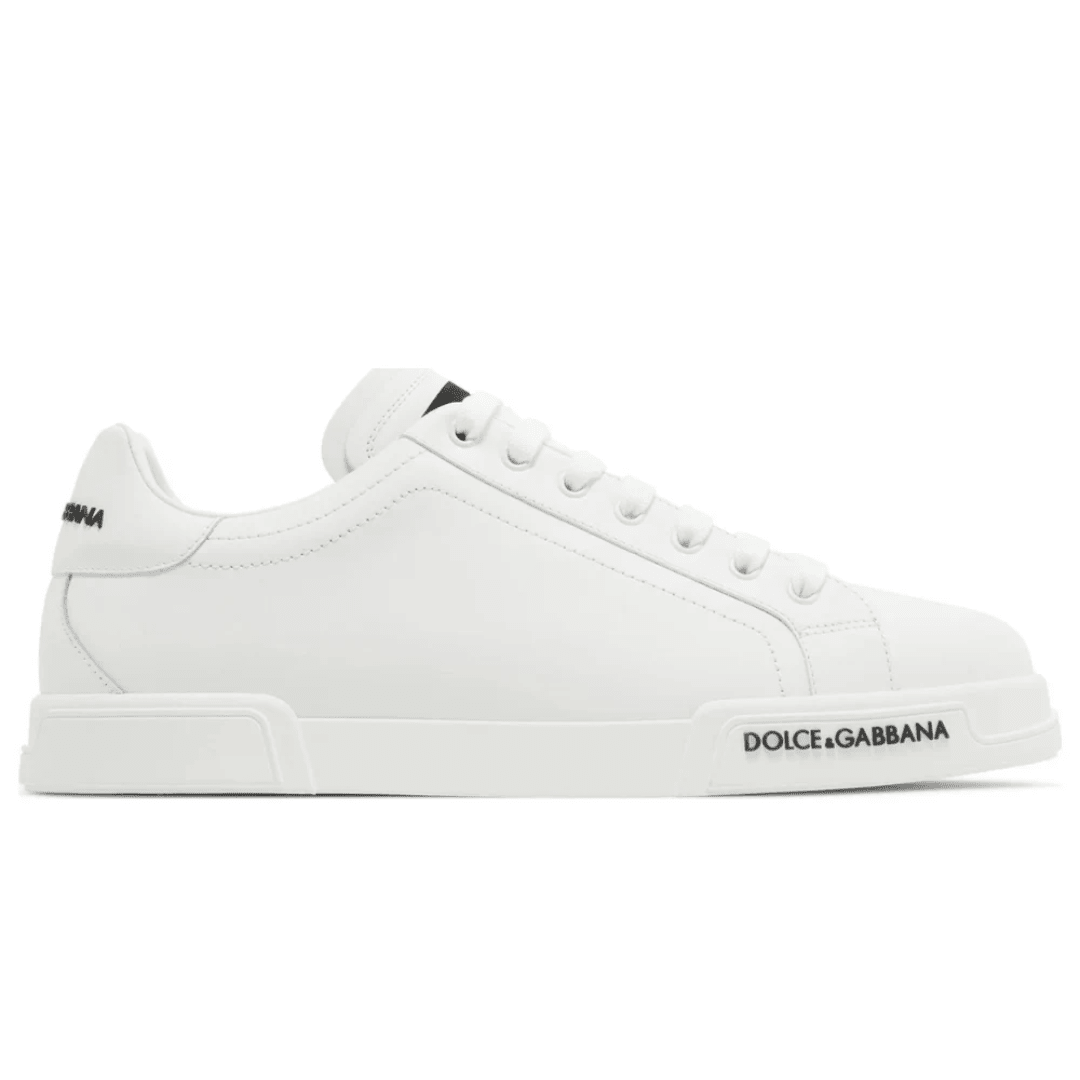 Dolce & Gabbana Portofino White sneakers side profile