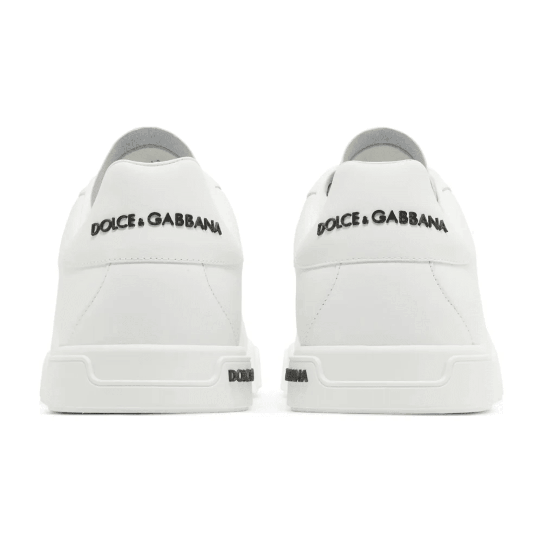 Dolce & Gabbana Portofino White sneakers heel view