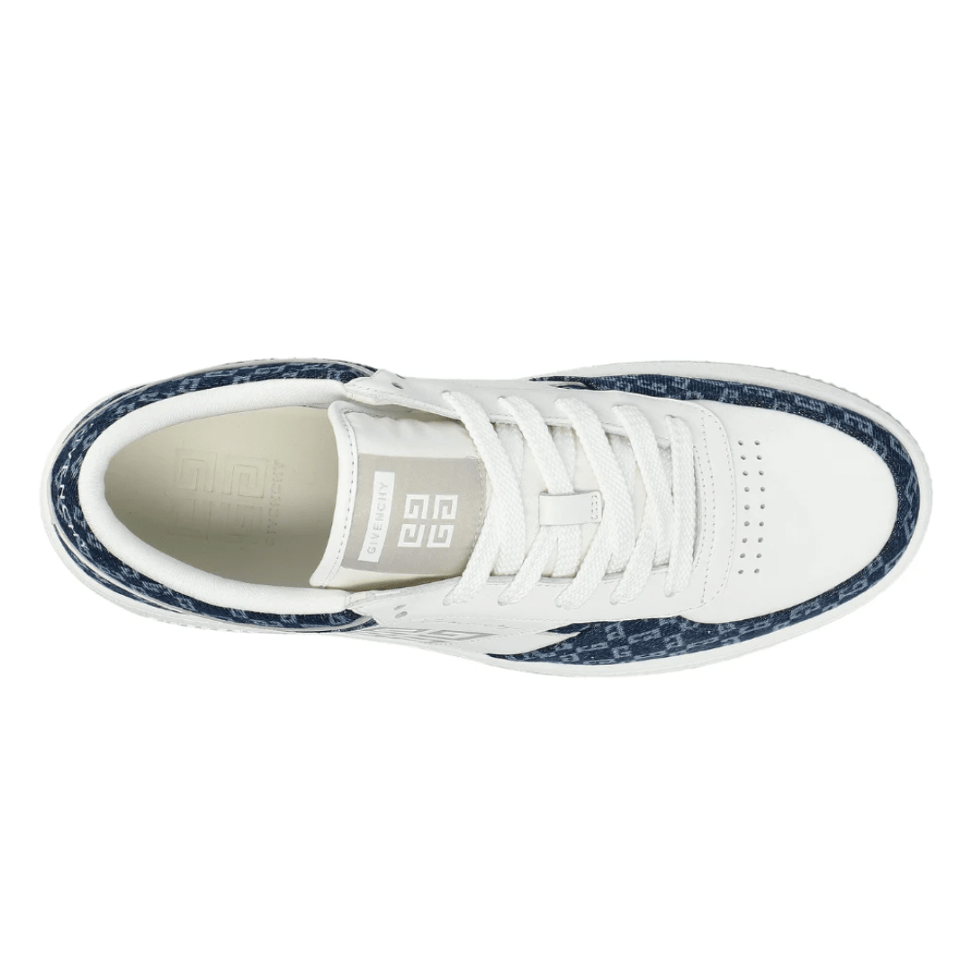 Givenchy G Move Sneakers Navy Blue heel view