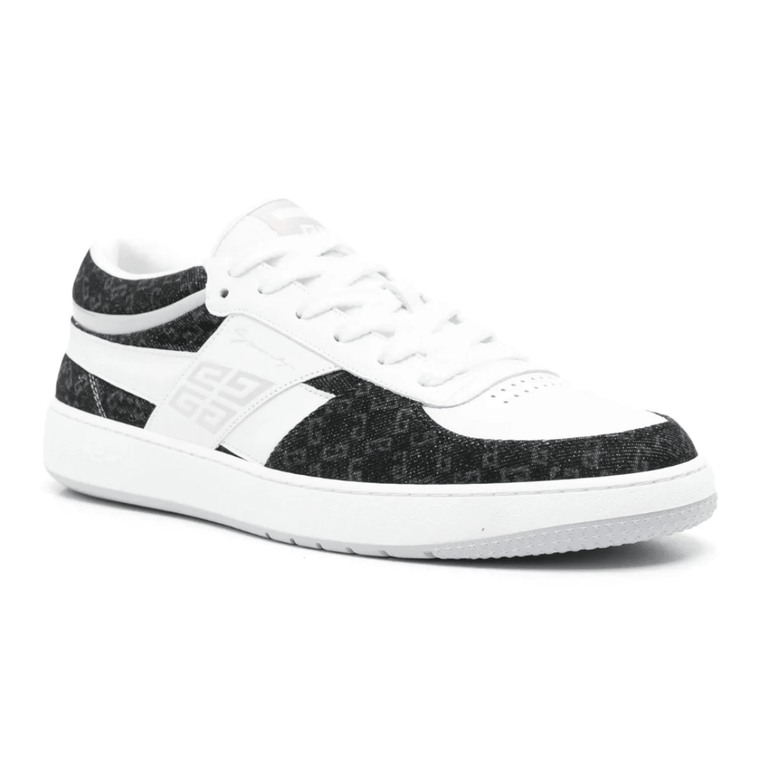 Givenchy G Move Sneakers White Black on feet Dubai