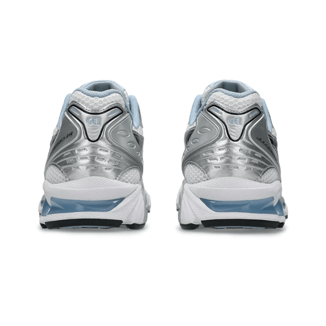 JJJJound x ASICS Gel-Kayano 14 White Black sneakers heel view