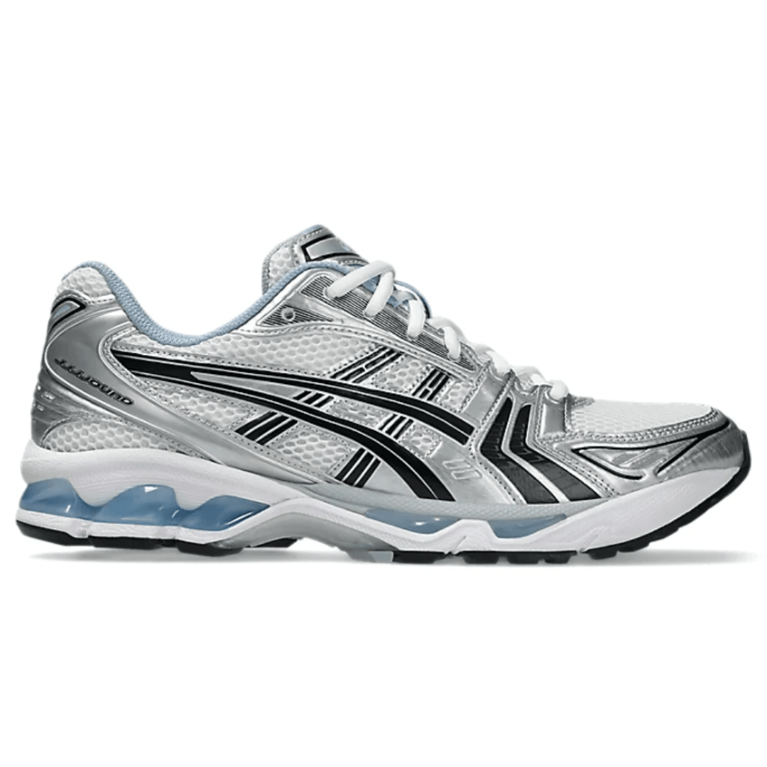 JJJJound x ASICS Gel-Kayano 14 White Black sneakers side profile