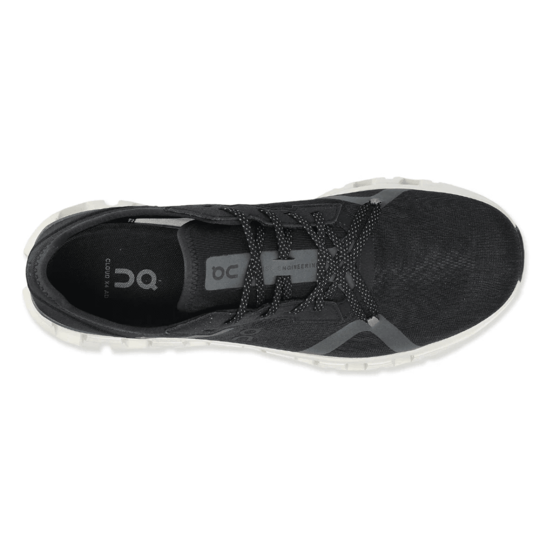 On Cloud X 4 AD Black heel view