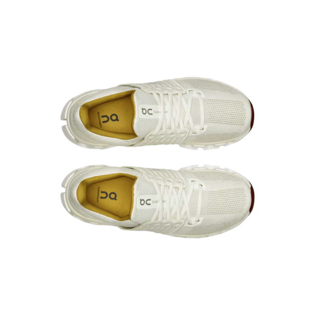 Cloudswift 3 White Ivory heel view