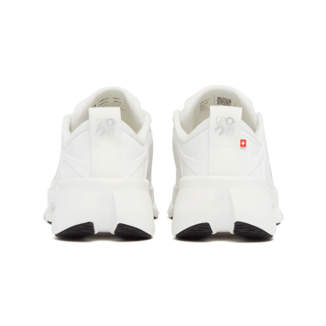 Loewe x On Running Cloudsolo White on feet Dubai