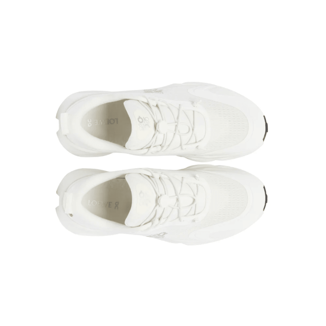 Loewe x On Running Cloudsolo White macro texture