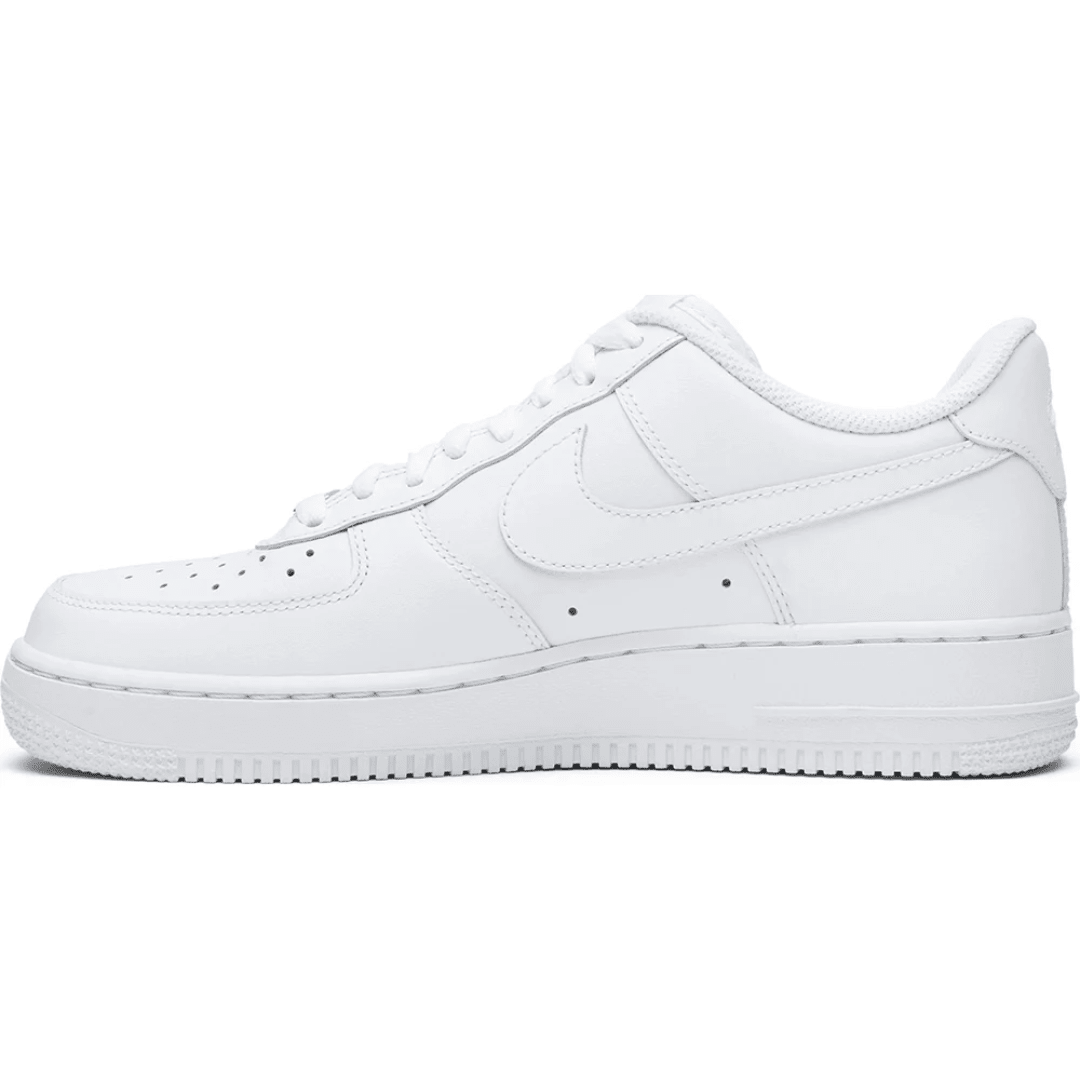 Nike Air Force 1 ’07 White sneakers on feet Dubai