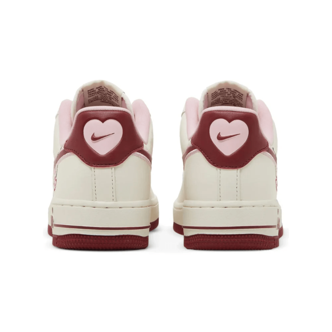 Nike Air Force 1 Low Valentine's Day 2023 heel view