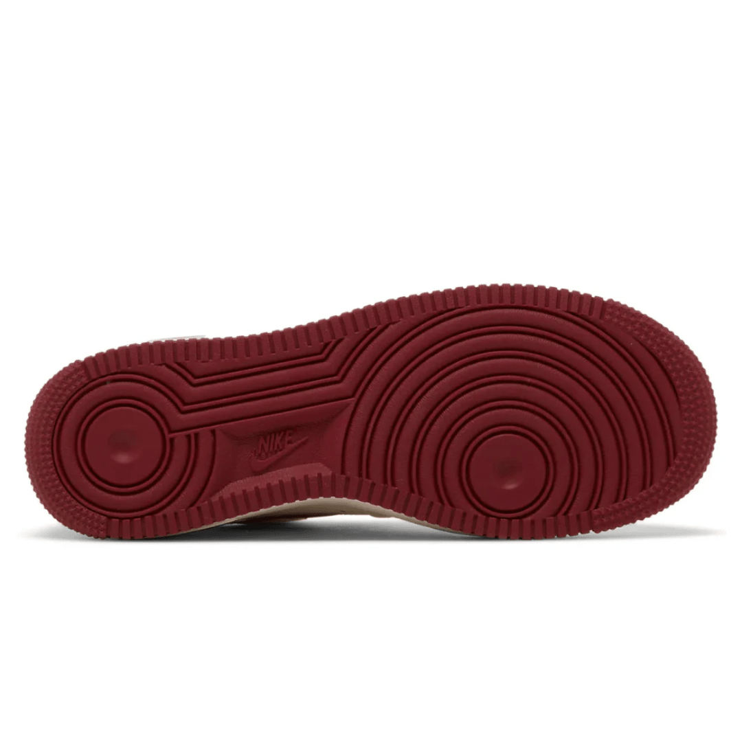 Nike Air Force 1 Low Valentine's Day 2023 macro texture