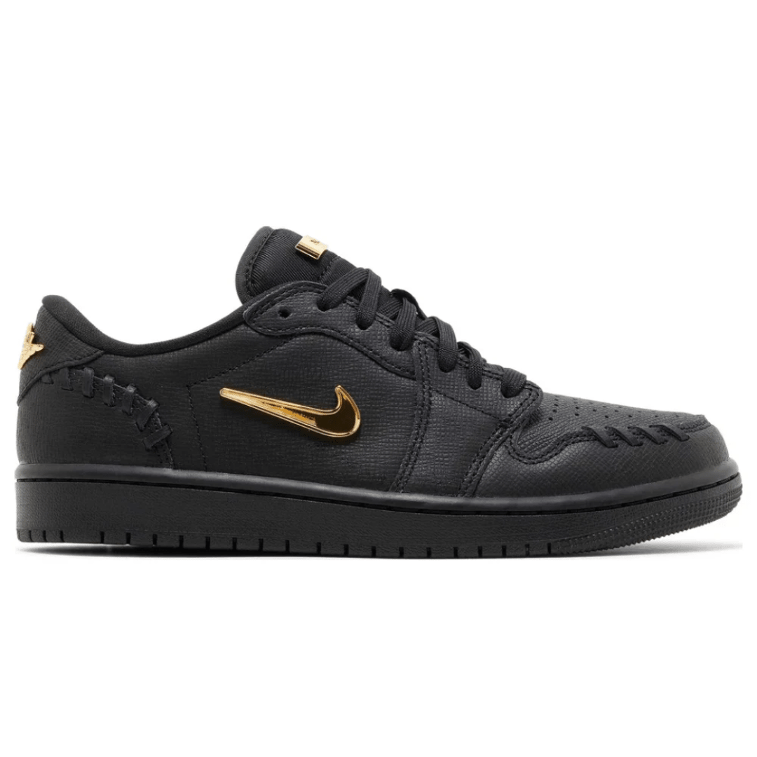 Nike Air Jordan 1 Low Method of Make Black sneakers side profile