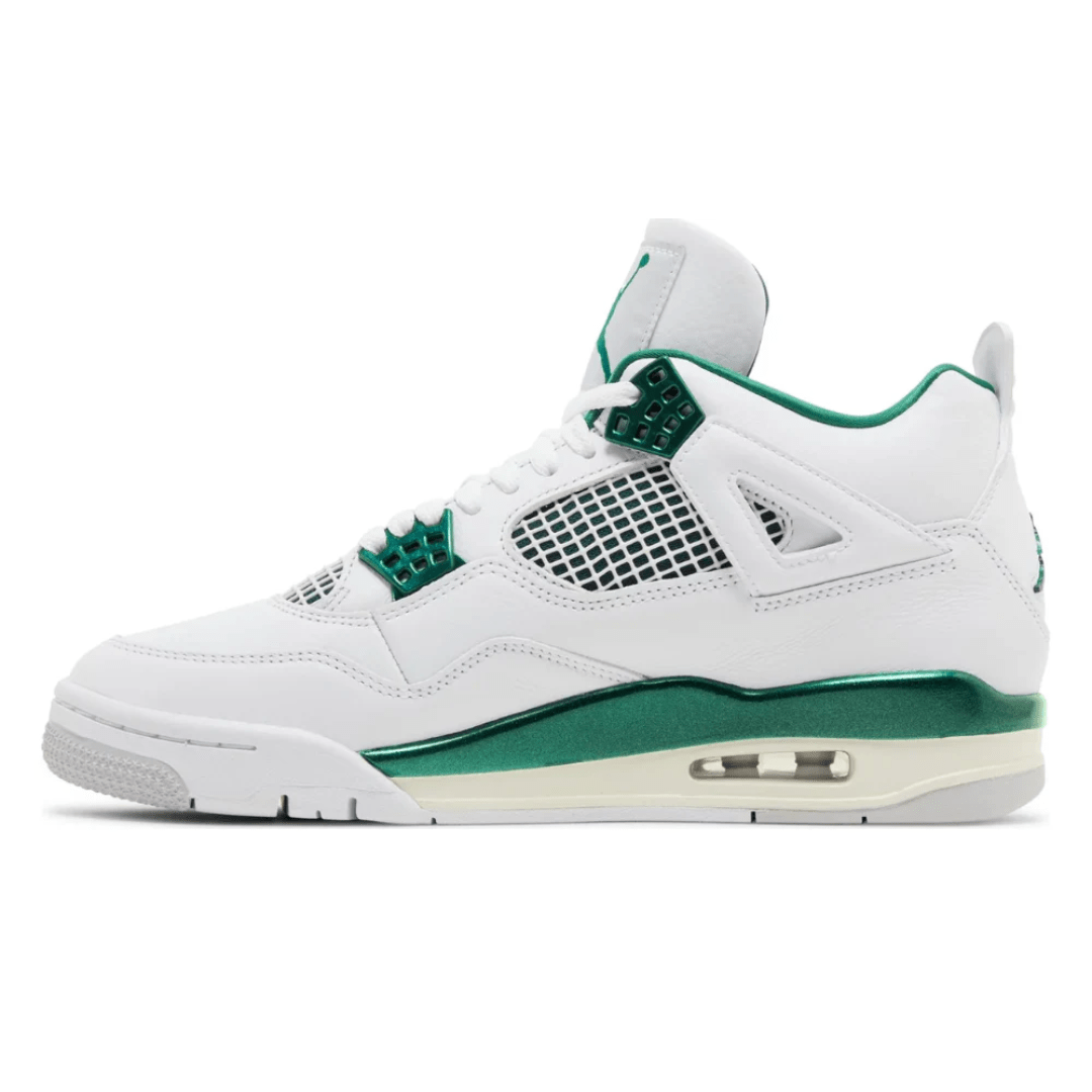 Nike Air Jordan 4 Retro Oxidized Green on feet Dubai