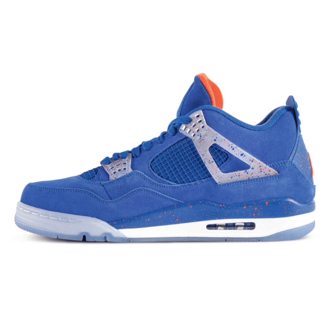 Nike Air Jordan 4 Retro Florida Gators PE sneakers on feet