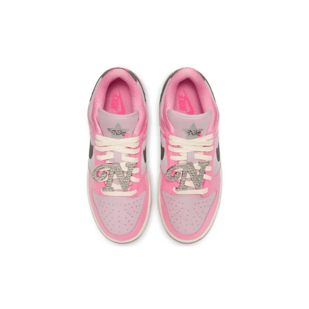Nike Dunk Low LX Barbie close-up detail