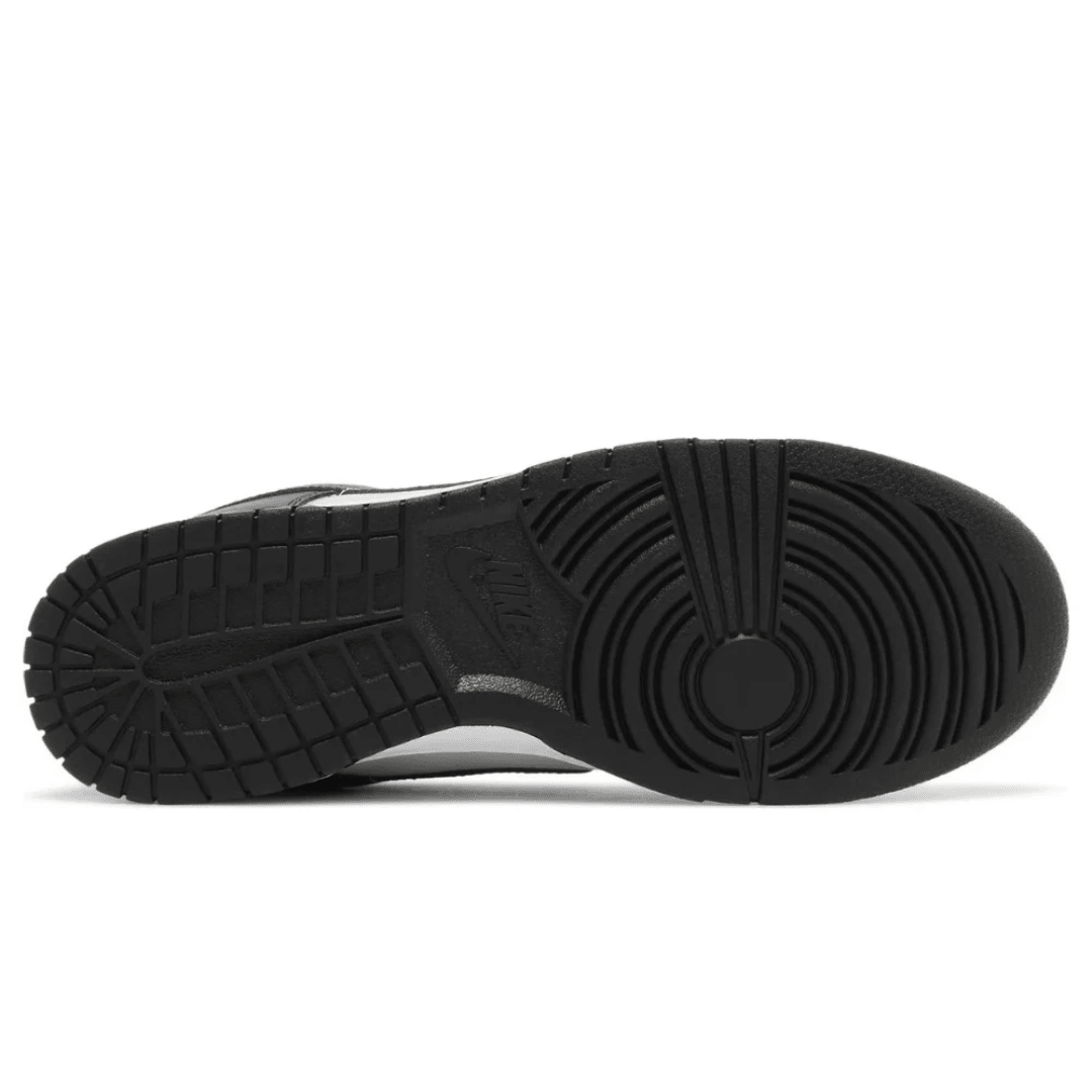 Nike Dunk Low Mini Swoosh Black Total Orange macro texture