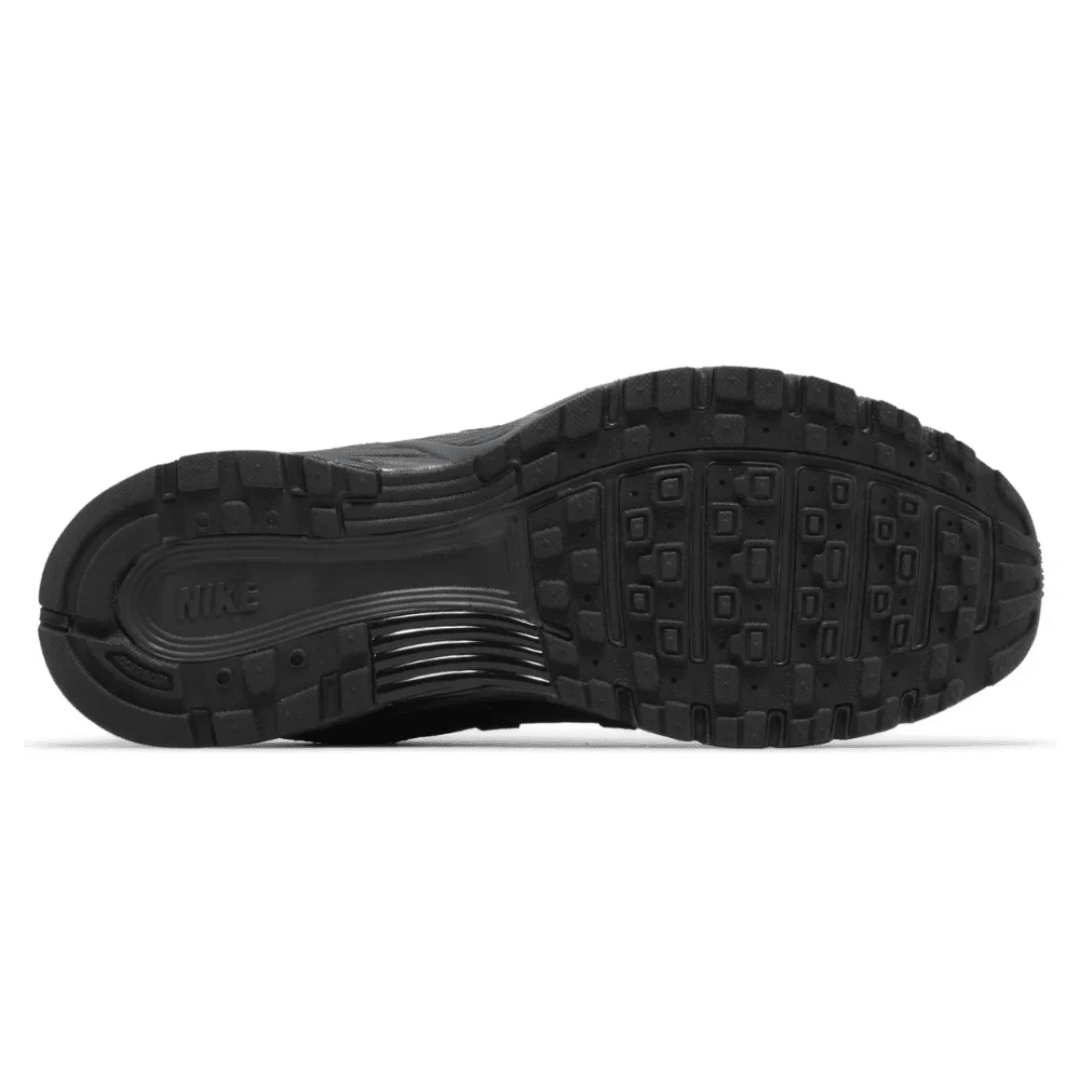 Nike P-6000 Premium Triple Black macro texture
